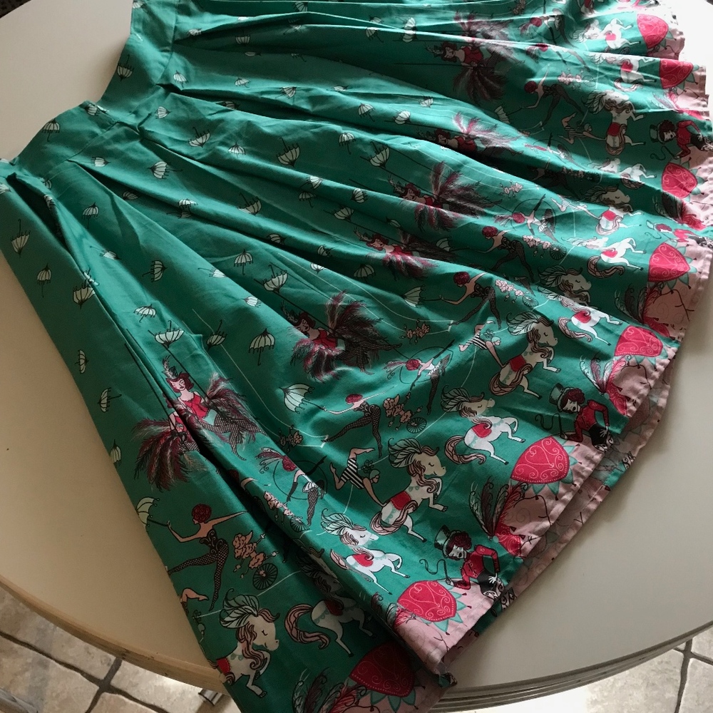 Grace Karin Vintage Pleated Skirt - XL